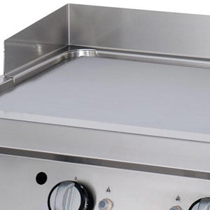 Premium Grillplaat - Glad Chroom - Dubbel - 90 cm Diep - Gas