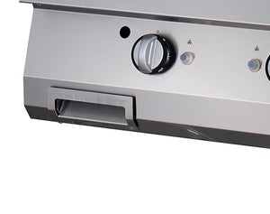 Premium Grillplaat - Half Gegroefd - Dubbel - 90 cm Diep - Gas