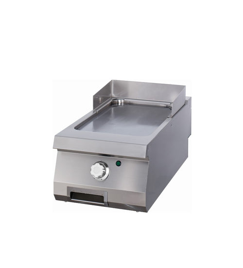 Premium Grillplaat - Glad Chroom - Enkel - 90 cm Diep - Elektrisch