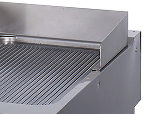 Premium Grillplaat - Gegroefd - Enkel - 90 cm Diep - Elektrisch