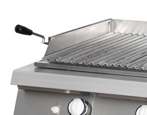 Premium Lavasteengrill - Dubbel - 90 cm Diep - Gas