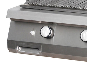 Premium Lavasteengrill - Dubbel - 90 cm Diep - Gas