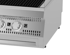 Premium Chargrill - 5 Zones - Dubbel - 90 cm Diep - Gas