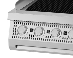Premium Chargrill - 5 Zones - Dubbel - 90 cm Diep - Gas