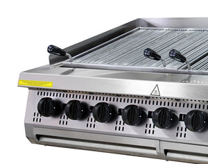 Premium Chargrill - 8 Zones - Driedubbel - 90 cm Diep - Gas