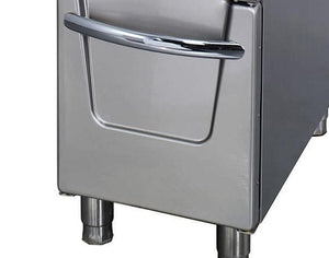 Premium Friteuse - 1 x 22 L - Enkel - 90 cm Diep - met Tapkraan - Gas