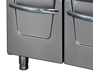 Premium Friteuse - 2 x 22 L - Dubbel - 90 cm Diep - met Tapkraan - Elektrisch