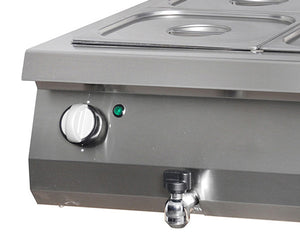 Premium Bain Marie - Dubbel - 90 cm Diep - Elektrisch