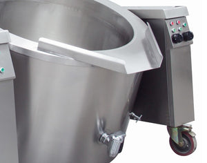 Kantelbare Kookketel - 160 L - Indirect - Elektrisch - 400V