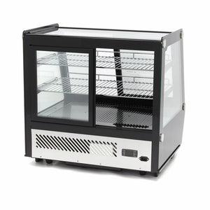 Gebaksvitrine - 125 L - 71 cm - Schuifdeuren Voor en Achter