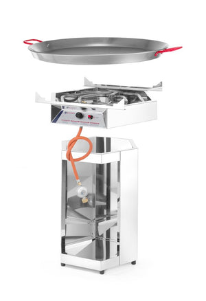 Gasbarbecue Fiesta 800, HENDI, 7kW, 800x800x(H)900mm