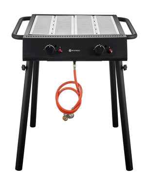 Xantos Black Gasgrill, HENDI, Zwart, 9,5kW, 770x710x(H)870mm