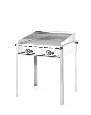 Green Fire met 2 branders, HENDI, Profi Line, 2x GN 1/1 roosters, 11,6kW, 740x612x(H)825mm