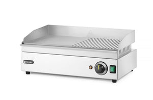 Bakplaat half geribbeld, HENDI, Kitchen Line, 230V/2400W, 527x404x(H)233mm