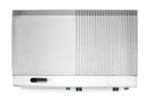 Bakplaat, half vlak, half geribbeld, HENDI, Budget Line, 400V/4400W, 720x460x(H)241mm