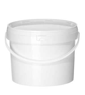 Emmer, HENDI, Bedrukbaar/etiketteerbaar oppervlak: 810x155 mm., 11,3L, Wit, ⌀300x(H)230mm