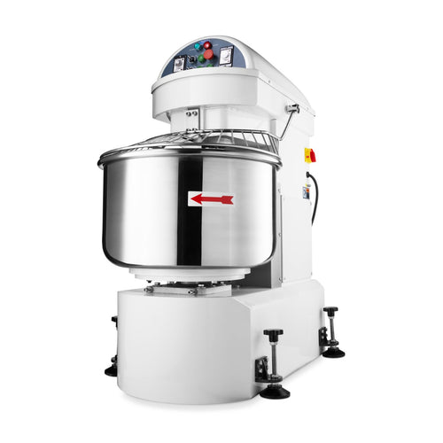 Spiraalkneder - 130 L - 80 Kg Deeg - 2 Snelheden - 400V