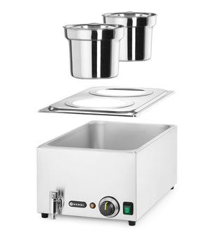 Set: Bain-marie Ranger + 2x bak 4L met deksel, HENDI, GN (H)150mm, 8L, 230V/1000W, 604x332x(H)315mm