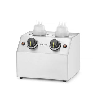 Sauswarmer, HENDI, Dubbel - 2x0,65L, 220-240V/400W, 270x223x(H)282mm