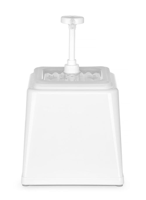 Sausdispenser met pomp, HENDI, 2,5L, Wit, 230x210x(H)327mm