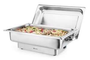 Chafing dish elektrisch Pollina, HENDI, Profi Line, 9L, Zilver, 230V/900W, 587x440x(H)273mm