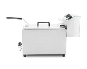 Friteuse XL met aftapkraan, HENDI, Profi Line, 10L, 400V/6600W, 300x585x(H)377mm