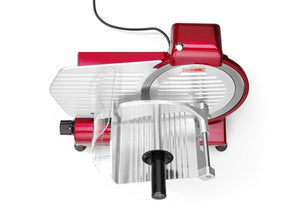 Snijmachine Profi Line 250 rode uitvoering, HENDI, Profi Line, 230V/320W, 514x484x(H)373mm