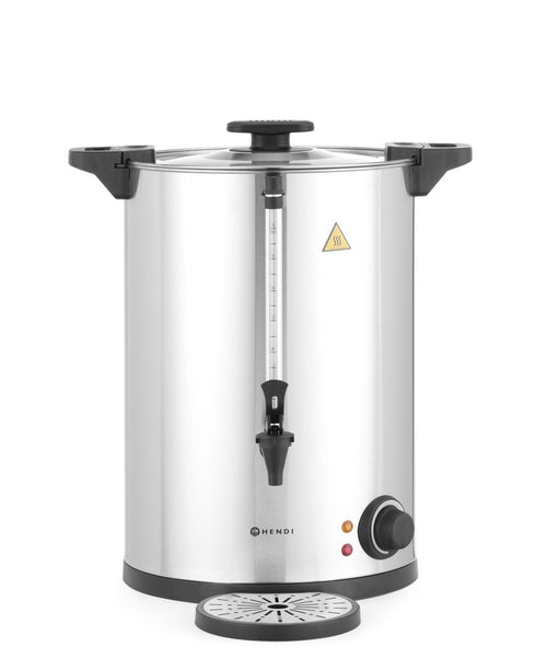Warme dranken ketel dubbelwandig, HENDI, ≈ 120 kopjes in 37 min., 18L, 230V/2500W, 415x382x(H)480mm