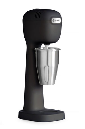 Milkshakemixer BPA-vrij - Design by Bronwasser, HENDI, Zwart, 230V/400W, 170x196x(H)490mm