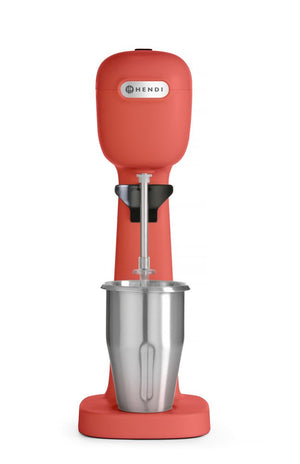 Milkshakemixer BPA-vrij - Design by Bronwasser, HENDI, Rood, 230V/400W, 170x210x(H)485mm