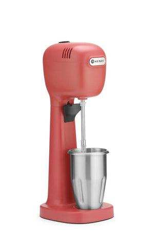 Milkshakemixer BPA-vrij - Design by Bronwasser, HENDI, Rood, 230V/400W, 170x210x(H)485mm