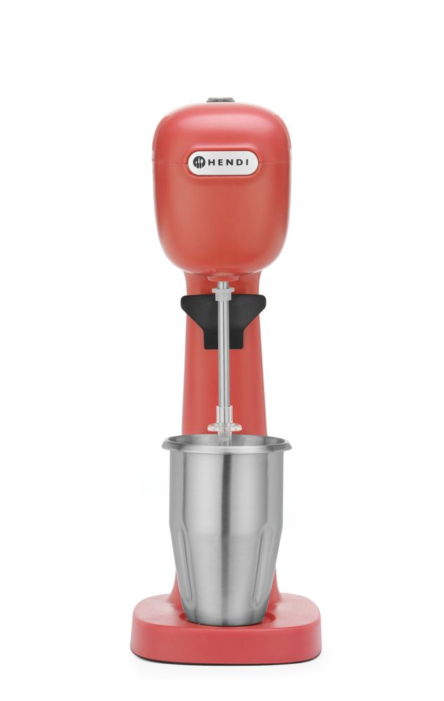Milkshakemixer BPA-vrij - Design by Bronwasser, HENDI, Rood, 230V/400W, 170x210x(H)485mm
