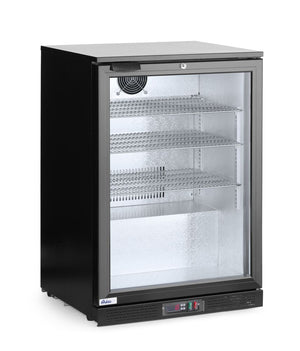 Backbar koelkast enkele deur, Arktic, 105L, Zwart, 230V/123W, 600x530x(H)865mm