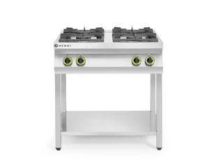 Gasfornuis Kitchen Line 4-pits open standaard, HENDI, Kitchen Line, 19kW, 800x700x(H)900mm