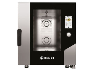 Convectiestoomoven – Touch 7 x GN 1/1, elektrisch, met directe stoom en een aanraakscherm, HENDI, 400V/11400W, 730x784x(H)850mm
