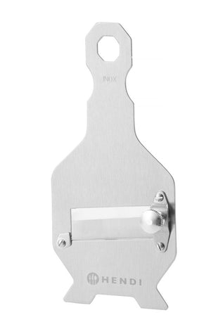 Truffelschaaf, HENDI, Glad mes, Zilver, 175x83mm