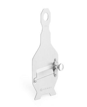 Truffelschaaf, HENDI, Glad mes, Zilver, 175x83mm