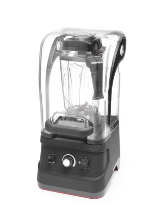 Bar blender met geluiddempende kap, HENDI, 2,5L, Zwart, 230V/1680W, 250x300x(H)540mm