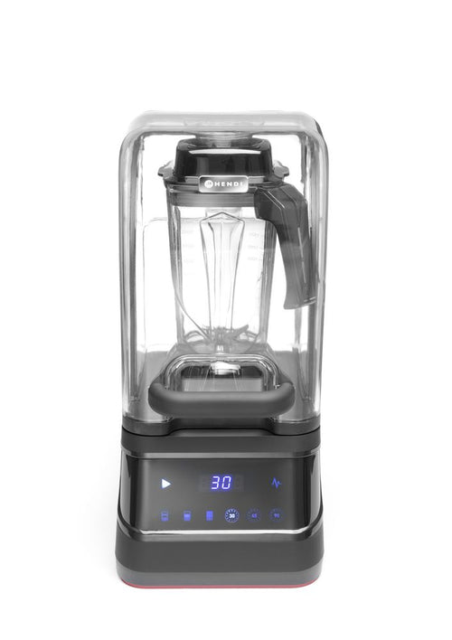 Bar blender digitaal met geluiddempende kap , HENDI, 2,5L, Zwart, 230V/1680W, 250x300x(H)546mm