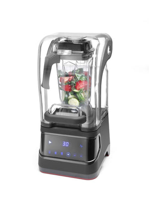 Bar blender digitaal met geluiddempende kap , HENDI, 2,5L, Zwart, 230V/1680W, 250x300x(H)546mm
