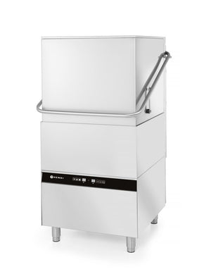 Doorschuifvaatwasser - elektronische bediening, HENDI, Kitchen Line, 400V/8600W, 750x880x(H)1412mm