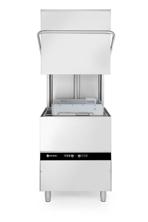 Doorschuifvaatwasser - elektronische bediening, HENDI, Kitchen Line, 400V/8600W, 750x880x(H)1412mm