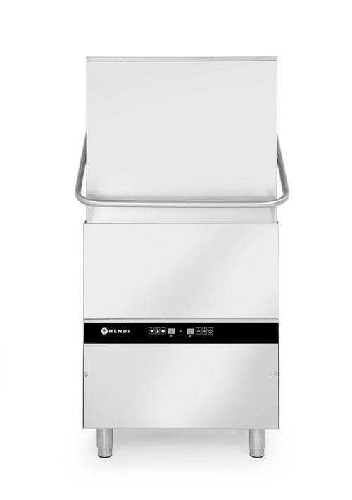 Doorschuifvaatwasser - elektronische bediening, HENDI, Kitchen Line, 400V/8600W, 750x880x(H)1412mm