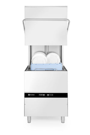 Doorschuifvaatwasser - elektronische bediening, HENDI, Kitchen Line, 400V/8600W, 750x880x(H)1412mm
