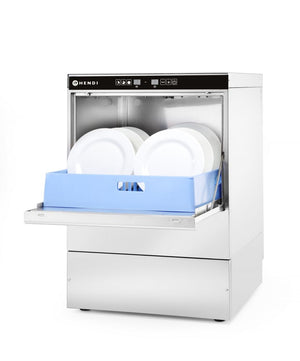 Vaatwasser 50x50 - elektronische bediening, HENDI, Kitchen Line, 400V/6600W, 570x600x(H)830mm