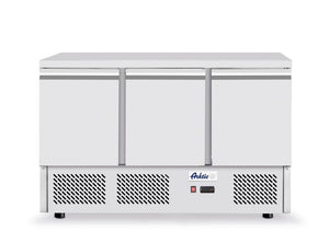 Koelwerkbank, 3 deuren, Arktic, 254L, 230V/220W, 700x1365x(H)890mm