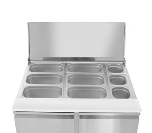 Saladette met 2 deuren 300L, Arktic, 169L, 230V/310W, 700x915x(H)875mm