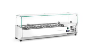 Opzetkoelvitrine GN 1/4, Arktic, 5x GN 1/4, GN 1/4, 22,5L, 230V/180W, 335x1205x(H)460mm