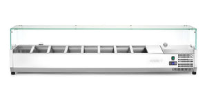 Opzetkoelvitrine GN 1/4, Arktic, 8x GN 1/4, GN 1/4, 36L, 230V/180W, 335x1805x(H)460mm