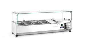 Opzetkoelvitrine GN 1/3, Arktic, 4x GN 1/3, GN 1/3, 24L, 230V/180W, 400x1208x(H)456mm
